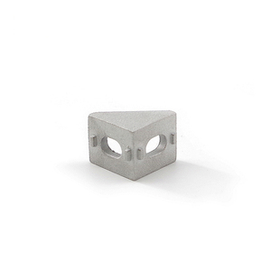 Staffa angolare in alluminio pressofuso 1001 2 Inside 2020A-4 a 90 gradi per estrusione in alluminio da 20 mm - Product Image 5