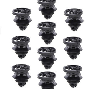 คลิปยึดแผงประตูเบาะรถยนต์ Volkswagen OE6K0868243 C8E0868243 D385 PA66 ชุด 10 ชิ้น อะไหล่ซ่อมแซมใหม่ - Product Image 3