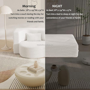 Quality Compressible Upholstered <b>Sofa</b> Bed Set-Extendable Reclining Foldable Compact <b>Sofa</b> for Apartment Villa Gym & School Use - Product Image 4