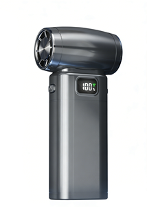 Nuevo Ventilador de Mano Turbo Recargable de Alta Velocidad con Pantalla LED Digital, Plumero de Aire para Viajes al Aire Libre y Limpieza de Computadoras - Product Image 4