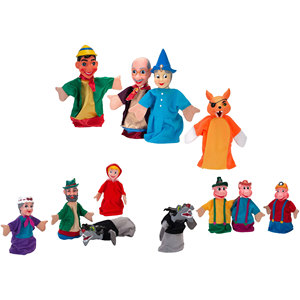 Set di 4 Marionette Assortite - Product Image 1