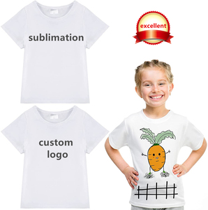 Sublimation <strong>Kids</strong> Tshirts for Boys <strong>Kids</strong> Blank Tshirt Girl for Sublimated Tee Shirt 100% Polyester Cotton Feel Print Custom Logo - Product Image 1