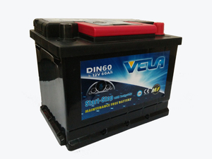 Batería de parada de estrella para coche, 12V, 60Ah, AGM, DIN60 - Product Image 3