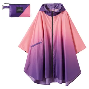 Impermeable Unisex Reutilizable con Capucha y Cremallera, Plegable y Ligero para Camping, Senderismo y <span class=keywords><strong>Viajes</strong></span> al Aire Libre - Product Image 5