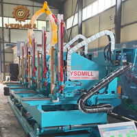 Scierie à bois verticale entièrement automatique YSDMILL avec chariot de scie hydraulique pour la vente