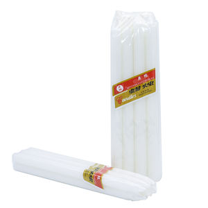 Fabricant de bougies <span class=keywords><strong>pas</strong></span> <span class=keywords><strong>cher</strong></span> 50g 70g blanc grande taille bougies de prière 6pcs poly sac pack bougies religieuses pour le marché du congo - Product Image 5