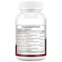 OEM ODM Capsules de berbérine complexe 5-en-1 à base de plantes naturelles quotidiennes avec cannelle de Ceylan et chardon-Marie, favorisent la perte de poids et le métabolisme