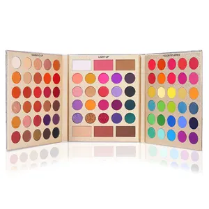 Ucanbe Eyeshadow Palette Holiday Gift Set Pro 86 Colors Makeup Kit Matte Shimmer Eye Shadow Highlighters