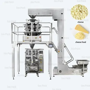 Automático pegajoso mussarela fatia cream cheese enchimento e embalagem máquina