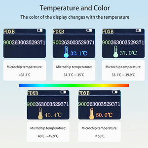 동물 칩 스캐너 134.2Khz HDX FDX-B FDX-A 고양이 개용 온도 측정 기능이 있는 애완동물 <span class=keywords><strong>RFID</strong></span> 리더기 - Product Image 4