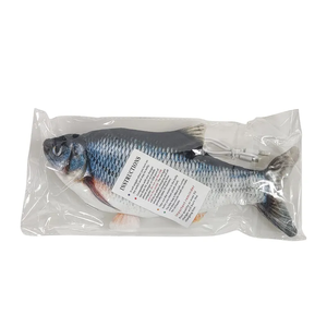 Hot bán USB điện di chuyển mô phỏng Cá catnip nhảy múa cá mèo Đồ chơI mèo flopping Kicker nhảy tương tác đồ chơi mềm - Product Image 6