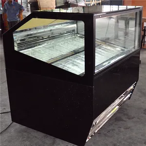 Réfrigérateur, congélateur, crème glacée en vitrine à 16 casseroles, 1.5 m