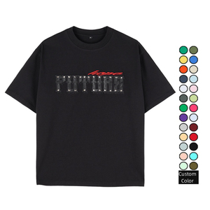 Tkan 84เสื้อยืดผ้าฝ้าย100% โอเวอร์ไซซ์ขนาดใหญ่เสื้อยืดปักลายแบบกำหนดเองเสื้อยืด unisex ธรรมดาสำหรับผู้ชาย - Product Image 1