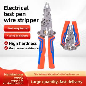 Großhandel DIY Stahldraht zange Elektro stifte Falt crimp werkzeuge OEM Industrie qualität Gezahntes Schneid kabel - Product Image 6