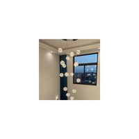 Luminaire suspendu sphérique en verre minimaliste moderne, lumière nordique, luxe, salon, luminaire suspendu unique