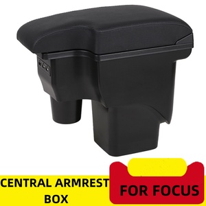 กล่องเก็บของหนังบริเวณที่วางแขนกลางรถยนต์ฟอร์ดโฟกัส รุ่นคลาสสิก อุปกรณ์ตกแต่งภายในสำหรับ<span class=keywords><strong>รถ</strong></span>ยนต์รุ่นใหม่และรุ่นเก่า ตำแหน่งด้านหน้า - Product Image 2