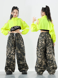 Ropa de <span class=keywords><strong>baile</strong></span> de Jazz para niñas, conjunto de <span class=keywords><strong>estilo</strong></span> dulce y fresco de Jazz, pasarela de moda, traje de escenario de <span class=keywords><strong>baile</strong></span> callejero, traje de actuación - Product Image 1