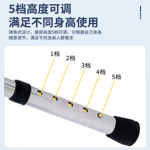 รถช่วยเดินแบบมีที่นั่งและล้อสำหรับผู้สูงอายุ ยี่ห้อ Mingyang Walker - Product Image 5