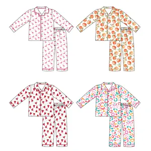Girls Wholesale Bodysuit Organic Cotton Set Pajamas Onesie Boy Bubble Baby Clothes Summer Romper Bamboo Jumpsuits Animal