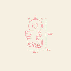 Appui-tête anti-chute pour bébé, oreiller pour enfants, apprendre à marcher, avec des motifs d'animaux mignons, protection contre les chutes - Product Image 3