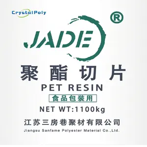 Jade Pet Material Polietileno Tereftalato Resina Fabricante Proveedor Virgen Pet Resina Cz302