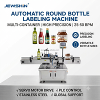 Machine d'étiquetage ronde pour bouteilles en plastique, étiqueteuse pour flacons cosmétiques, applicateur d'autocollants de type pince pour l'emballage de produits de soin et de beauté