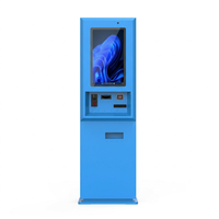 Kiosco de Pago para Lavado de Autos con Pantalla Táctil de Autoservicio para Exteriores, Escáner QR, Lector de Tarjetas, Impresora de Tickets, Terminal de Efectivo y Monedas, SDK