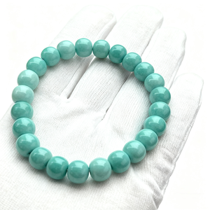 سوار منحوت من الحجر الفيروزي مع الأعمال الفنية النقش البوذي الأزرق الحرف الحجرية المصنوعة يدويا - Product Image 5