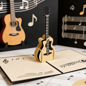 Tarjeta de Felicitación Creativa de Papel para Regalo, Personalizada, <span class=keywords><strong>con</strong></span> Diseño 3D de <span class=keywords><strong>Piano</strong></span> Plegable, para <span class=keywords><strong>Cumpleaños</strong></span>, en Venta - Product Image 6