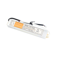 12V 18W Su Geçirmez AC-DC Güç Kaynağı IP67 Sabit Voltaj Tek Çıkışlı Anahtarlamalı Güç Kaynağı LED Işık için