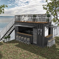 Kiosque Commercial pour Immeuble de Bureaux, Maison Mobile, Design Tendance, Boutique de Thé au Lait, Café pour Écoles et Centres Commerciaux, Panneau Sandwich