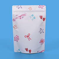 Sacs mystère mylar vierges de 6x8 pouces conçus sur mesure avec pochette à fermeture éclair pour les industries alimentaires d'emballage de boîte aveugle de bonbons d'épicerie