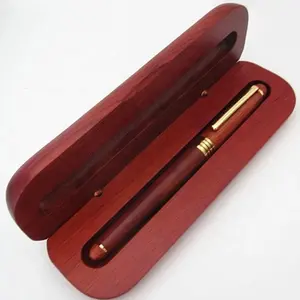 Wood gift pen ballpoint roller box Environmental protection pencil case