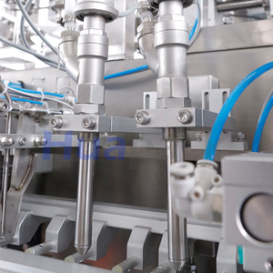 Hoàn toàn tự động HFFS standup doypack Pouch Jelly sữa chua Spout Túi máy đóng gói với nhỏ hạt trái cây máy đóng gói thực phẩm - Product Image 5