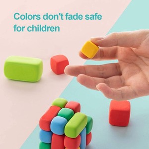 مجموعة من 12 قطعة من أدوات تشكيل الصلصال الملون من جيتينج، أداة تقطيع بلاستيكية، لعبة تعليمية مبكرة، عجينة آمنة للعب - Product Image 6