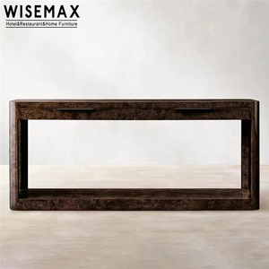 WISEMAX <span class=keywords><strong>Meuble</strong></span> de salon simple américain Poignée en bois massif <span class=keywords><strong>avec</strong></span> <span class=keywords><strong>tiroir</strong></span> armoire de rangement <span class=keywords><strong>Console</strong></span> d'<span class=keywords><strong>entrée</strong></span> pour villa d'hôtel - Product Image 4