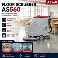 Laite Nouvelle Autolaveuse Commerciale Autoportée à Double Brosse, Largeur de Nettoyage 520 mm, Largeur de Lame de Presse 830 mm