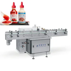 Factory High Accuracy High-Efficiency Wet Cold Glue Double Labeling Machine For Glass Plastic Bottles