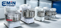 Mélangeur à pâte vertical commercial, pétrin spirale sur socle, machine à pétrir la farine pour boulangerie