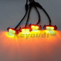 Für Toyota 4RUNNER 2014-2019 Auto-Kühlergrill Frontstoßstange Getönte Linse LED-Tagfahrlicht Warnleuchte Perfekte Passform