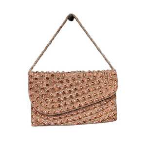 Nuevo bolso de mano con cuentas de moda para mujer Cierre abierto Precio al por mayor para fiestas nocturnas Exportación directa - Product Image 1