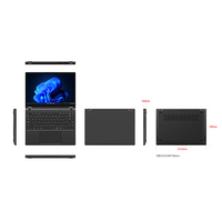 Nuovo Laptop Compatto e Facile da Trasportare 11.6" Yoga con Processore Intel, Rotazione a 360°, 8+256GB GDDR4, Tastiera Inglese per lo Studio