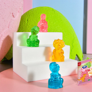 Aams <span class=keywords><strong>4D</strong></span> nước trái cây Fudge khủng long trứng mô hình 800g Gummy ngọt Kẹo cứng cho Trường Độc Lập gói quà tặng bao gồm đường - Product Image 3