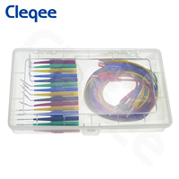 Cleqee-1 P1920 pince Crocodile à fiche Banane cordon de test sonde de test se connecter à 4mm fiche banane pour électrique dos sonde kit