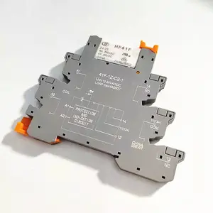 Om módulo ultrafino de relé HF41F-012-ZS 024-zs 05-zs base 5v 12vdc 24v mini relés de energia