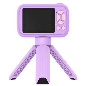 2023新着H19デジタルキッズカメラ高解像度おもちゃカメラ三脚付きビデオレコーダー、2.4インチIPSスクリーン、フリップアップレンズ - Product Image 3