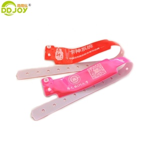 Eventos y fiesta pulsera de Color neón de bloqueo de vinilo de plástico pulseras - Product Image 4