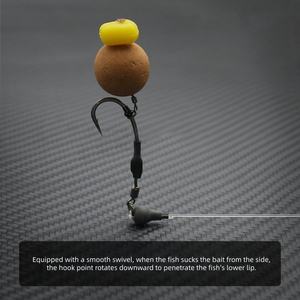 Ronnie Rig Swivel 304 en acier inoxydable avec revêtement en téflon, grand émerillon pivotant pour la pêche au fond anti-emmêlement - Product Image 4