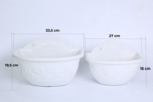 Jardinière murale en plastique écologique personnalisée OEM, design créatif classique, pour balcon, pot de fleurs décoratif extérieur, plante murale - Product Image 4