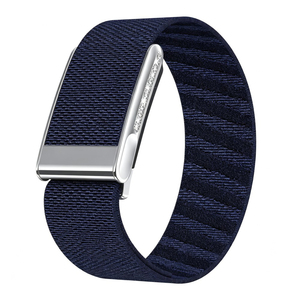 Bracelet de montre en nylon tressé respirant, bracelet de remplacement en métal incrusté de diamants pour Whoop MG - Product Image 4
